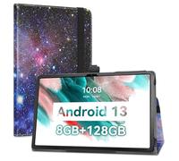 LiuShan pour UMIDIGI A13 Tab Tablette Coque ，PU Cuir Etui et Pliable Stand Folio Coque pour UMIDIGI A13 Tab/DOOGEE T10 Plus Android Tablette 10.5 Pouces,Galaxy