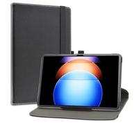 LiuShan pour Xiaomi Pad 6S Pro, Slim PU Cuir Etui et Pliable Stand Folio Coque Couverture pour Xiaomi Pad 6S Pro 12.4 Pouces 2024 Tablette, Noir