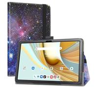 LiuShan PU Cuir Etui et Pliable Stand Folio Coque pour UMIDIGI G3 Tab Ultra/foxxd c10/UMIDIGI G3 Tab/UMIDIGI G2 Tab/UMIDIGI G1 Tab/Vortex ZTAB10/Vortex T10M Pro 10.1 Pouces,Galaxy