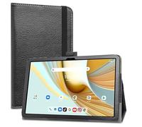 LiuShan PU Cuir Etui et Pliable Stand Folio Coque pour UMIDIGI G3 Tab Ultra/foxxd c10/UMIDIGI G3 Tab/UMIDIGI G2 Tab/UMIDIGI G1 Tab/Vortex ZTAB10/Vortex T10M Pro 10.1 Pouces,Noir