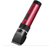 Liusj JUnst Feiyx Tondeuse de toilettage pour chien, rasoir professionnel, silencieux, rechargeable, sans fil, kit de coupe électrique pour chiens de petite taille (couleur : rouge)