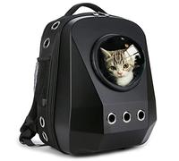 Liusj JUnst Sac de transport portable respirant pour animal de compagnie, housse transparente pour capsule spatiale, sac de voyage portable, design à bulles pour la randonnée, les sorties