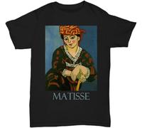 LIUSSUIL Beside The Red Madras by Henri Matisse Manches Courtes(Medium)