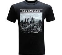 LIUSSUIL California Republic City of Angels Men's T-Shirt Manches Courtes(X-Large)