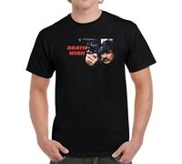 LIUSSUIL Death Wish Charles Bronson Womens Men t Shirts Classique pour Homme et Femme 100% Coton XS-XXXL Manches Courtes(Medium)