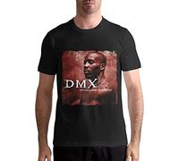 LIUSSUIL DMX T Shirts Shirt Mens Comfortable Short Sleeve Cotton T-Shirt Tops Black Manches Courtes(XX-Large)