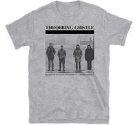 LIUSSUIL ducao Throbbing Gristle Berlin T-Shirt, Psychic TV, Coil Nurse with Wound Current 93 Manches Courtes(3X-Large)