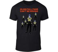 LIUSSUIL Incarnate Men's The Fall T-Shirt Mark E Smith 50000 Thousand Fall Fans CD Vinyl Band Magazine Black Manches Courtes(XX-Large)