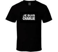 LIUSSUIL Je suis Charlie Hebdo T Shirt Manches Courtes(Medium)