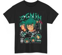 LIUSSUIL Jujutsu Maki Anime T-Shirt Unisex Kaisen Zenin Anime Japanese Cotton JJK Manches Courtes(X-Large)