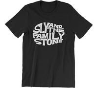 LIUSSUIL Sly and The Family Stone T Shirt - T-Shirt - Funk Band - San Francisco Manches Courtes(XX-Large)