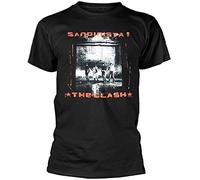 LIUSSUIL The Clash 'Sandinista' T Shirt Manches Courtes(Large)