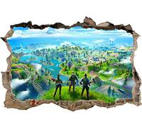 LIUWW Fortnite Primal 3D Smashed Wall Sticker Decal Home Decor Art Kids Room