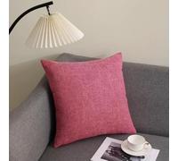 LIUXIN 1 Pcs Housse de Coussin pour canapé, Chambre à Coucher, Salon, taie d'oreiller en Coton Solide, Douce et Respirante, décoration Nordique