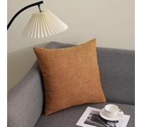 LIUXIN 1 Pcs Housse de Coussin pour canapé, Chambre à Coucher, Salon, taie d'oreiller en Coton Solide, Douce et Respirante, décoration Nordique