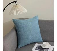 LIUXIN 1 Pcs Housse de Coussin pour canapé, Chambre à Coucher, Salon, taie d'oreiller en Coton Solide, Douce et Respirante, décoration Nordique