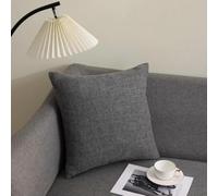 LIUXIN 1 Pcs Housse de Coussin pour canapé, Chambre à Coucher, Salon, taie d'oreiller en Coton Solide, Douce et Respirante, décoration Nordique