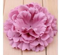 LIUXIN 10 pièces/lot 11 cm Nouveau-né DIY Chic Shabby Artificielle Forme Tissu Cheveux Fleurs Bouquet pour Mariage Mariée Guirlande