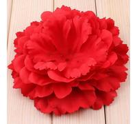 LIUXIN 10 pièces/lot 11 cm Nouveau-né DIY Chic Shabby Artificielle Forme Tissu Cheveux Fleurs Bouquet pour Mariage Mariée Guirlande
