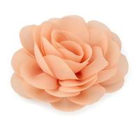 LIUXIN 10 pièces/lot 20 Couleurs 8,5 cm pétales de Mousseline de Soie Fleurs artificielles en Tissu de Rose roulé pour la décoration de Bouquets de mariée de Mariage