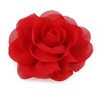 LIUXIN 10 pièces/lot 20 Couleurs 8,5 cm pétales de Mousseline de Soie Fleurs artificielles en Tissu de Rose roulé pour la décoration de Bouquets de mariée de Mariage