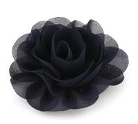LIUXIN 10 pièces/lot 20 Couleurs 8,5 cm pétales de Mousseline de Soie Fleurs artificielles en Tissu de Rose roulé pour la décoration de Bouquets de mariée de Mariage
