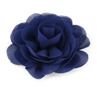 LIUXIN 10 pièces/lot 20 Couleurs 8,5 cm pétales de Mousseline de Soie Fleurs artificielles en Tissu de Rose roulé pour la décoration de Bouquets de mariée de Mariage