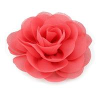 LIUXIN 10 pièces/lot 20 Couleurs 8,5 cm pétales de Mousseline de Soie Fleurs artificielles en Tissu de Rose roulé pour la décoration de Bouquets de mariée de Mariage