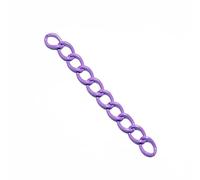 LIUXIN 19 Couleurs 50 pc/lot 0.5x5 cm chaînes d'extrémité avec connecteur de chaîne de Queue d'extension étendue pour Les résultats de Fabrication de Bijoux