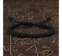 LIUXIN Bracelet Porte-Bonheur tressé Fait Main, réglable, nœud King Kong, Fil Rouge, Breloques pour Femmes, Hommes, Couples Amoureux