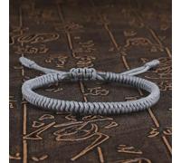 LIUXIN Bracelet Porte-Bonheur tressé Fait Main, réglable, nœud King Kong, Fil Rouge, Breloques pour Femmes, Hommes, Couples Amoureux