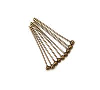 LIUXIN Épingles à tête sphérique pour la Fabrication de Bijoux, Boucles d'oreilles, Accessoires de Bricolage, épingles Plates à Boule, Aiguilles