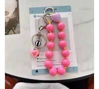 LIUXIN Étui de téléphone Portable Polyvalent de Couleur Unie avec Perles, Pendentif Universel pour Sac d'appareil Photo, Porte-clés, Accessoire de Suspension