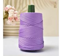 LIUXIN Fil à Crocheter d'été Corde à Glace Fil de 3 mm pour Sac à Tricoter à la Main Chapeaux de Soleil Chaussures tissé Bricolage Crochet Coussin Soie 200 g