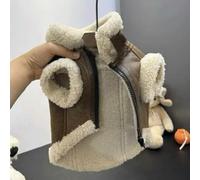 LIUXIN Gilet rembourré pour Chien, vêtements d'hiver pour Petit Chien, Manteau Chaud en Coton, Veste sans Manches avec Boucle de Traction