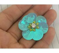 LIUXIN Lot de 10 Patchs à Paillettes et Fleurs à Coudre, Perles, Appliques, vêtements, Chaussures, Sacs, Accessoires