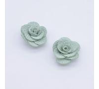 LIUXIN Lot de 20 Appliques en Maille 3D 2,5 cm pour Chapeaux, Pinces à Cheveux, Accessoires de décoration, vêtements, Chapeaux, Chaussures, travaux manuels, Couture