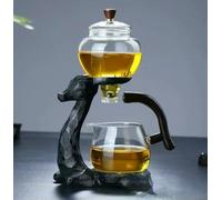 LIUXIN Service à thé Kung Fu en Verre entièrement Automatique, théière à Aspiration magnétique paresseuse, théière résistante à la Chaleur