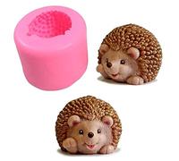 liuxingran 1 moule à savon en silicone en forme de hérisson pour loisirs créatifs, fabrication de bougies, savon, chocolat, bonbons.