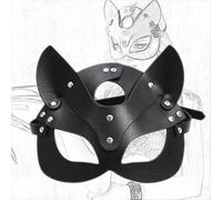 liuxingran Cuir Doux Chat Capuche Couvre-Chef Lapin Halloween Masque Cosplay
