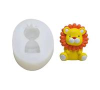 liuxingran Moule en silicone en forme de lion en trois dimensions pour chocolat, mousse, fondant, savon, plâtre