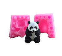 liuxingran Moule en silicone en forme de petit panda pour chocolat, mousse, caramel, pâte à modeler