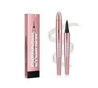 LIUYIDM Magique Crayon Sourcil Imperméable avec 4 Pointes de Fourchette Crayons et Maquillage pour Sourcils Microblading Sourcil, Adaptée au Maquillage Naturel et Délicat (Marron clair)