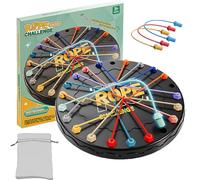 LIUYIDM Smart Games Jeu de Puzzle À Corde Torsadée Jeu de Société de Défi de Dénouement de Corde Rope Puzzle Game de Tri de Torsadée Colorée, Jeux Familiaux pour Enfant et Adultes
