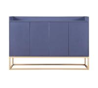 Liuyoyo Buffet, buffet avec ensemble de rangement, buffet de rangement, armoire d'appoint, buffet de rangement, ensemble d'armoires de rangement modernes Credenza (bleu)