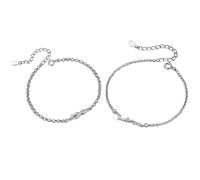 LIUYUYOUGO Bracelet Argent Bracelets Assortis Pour Couples En Argent Sterling 925 Branches Torsadées Breloques En Forme De Feuille Amour Infini Bracelets Manchettes Pour Elle Et Lui Bijoux Personna