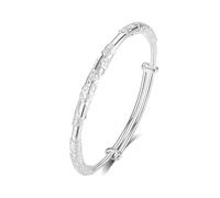 LIUYUYOUGO Bracelet Argent Bracelets En Argent Sterling 925 Avec Douze Dieux De Fleurs Bracelets Manchettes Vintage En Argent Massif Brillant Bracelet Réglable En Forme De Fleur Sculptée Bijoux Ex