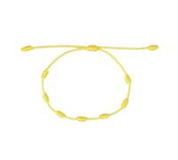 LIUYUYOUGO Bracelet Corde Bracelet Tressé À 7 Nœuds En Fil Rouge Fait Main Réglable Protection Porte Bonheur Pour Femmes Filles Garçons Amis Cadeau De Fête Des Mères Multicolore Jaune