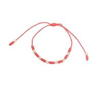 LIUYUYOUGO Bracelet Corde Bracelets Porte Bonheur À 7 Nœuds Réglables Perles De Cristal Tressés À La Main Amulette Manchette Pour Femmes Et Hommes Bijoux De Protection Pour Couple Vert Clair