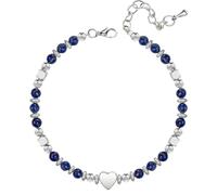 LIUYUYOUGO Bracelet Femme Bracelet En Cristal Pour Femmes Réglable Breloques En Forme De Cœur Bracelets En Perles De Pierre Naturelle Bijoux D'Énergie De Yoga Pierres Précieuses Cadeau Pour Adole